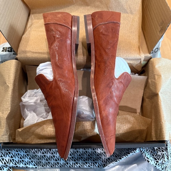 Frye Kenzie Venetian Loafers Size 8.5 Cognac with box - Picture 4 of 6